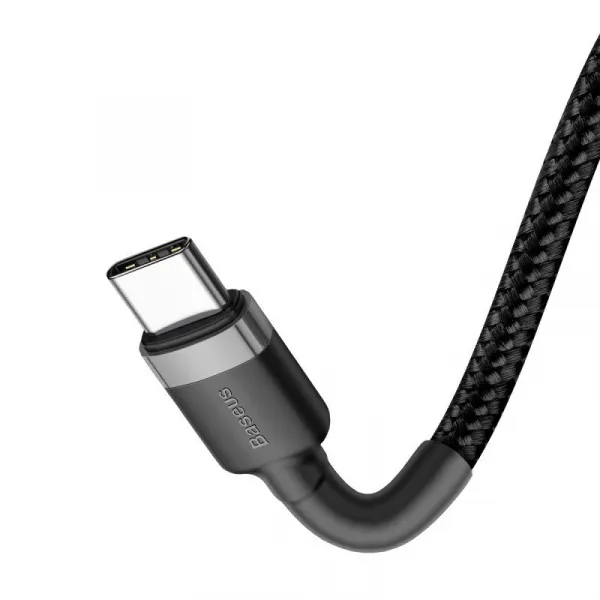 Baseus Cafule Datový Kábel USB-C 60W 1m Sivý