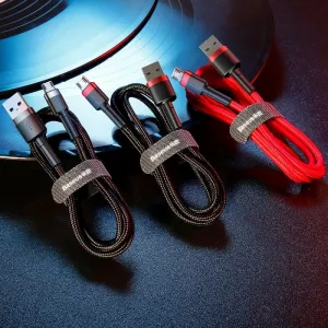 Kábel USB na Micro USB Baseus Cafule 2A 3m (čierno-sivý) 020562