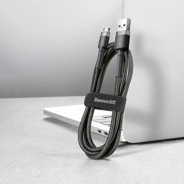 Kábel USB na Micro USB Baseus Cafule 2A 3m (čierno-sivý) 020562