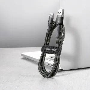 Kábel USB na Micro USB Baseus Cafule 2A 3m (čierno-sivý) 020562