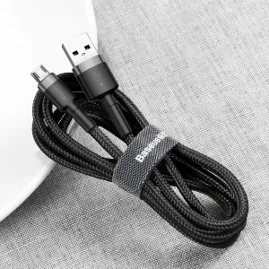 Kábel USB na Micro USB Baseus Cafule 2A 3m (čierno-sivý) 020562