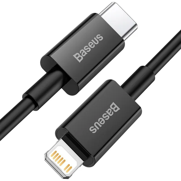 Rýchlonabíjací kábel Baseus Superior Series Type-C/Lightning 20W 2m Black