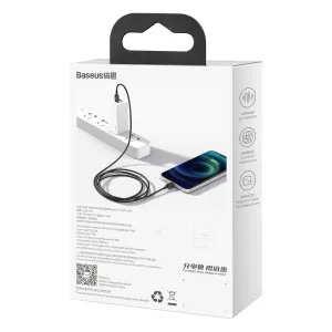 Rýchlonabíjací kábel Baseus Superior Series Type-C/Lightning 20W 2m Black