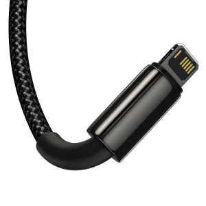 Kábel USB 3w1 Baseus Tungsten Gold, USB do micro USB / USB-C / Lightning, 3,5 A, 1,5 m... 025726