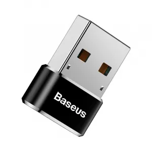 Adaptér Baseus USB-C na USB-A čierny Caaotg-01