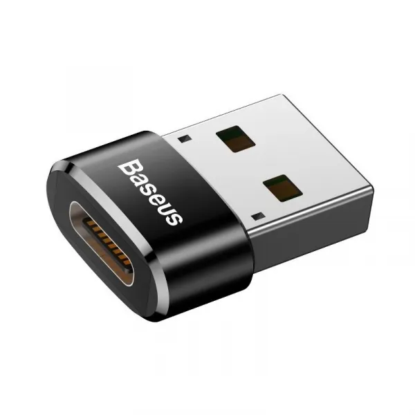 Adaptér Baseus USB-C na USB-A čierny Caaotg-01