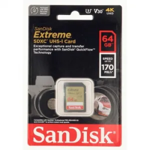 SanDisk Extreme Sdxc pamäťová karta 64GB SDSDXV2-064G