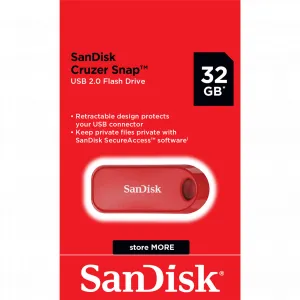 Sandisk Cruzer Snap 2.0 Global 32 GB červená 85235110