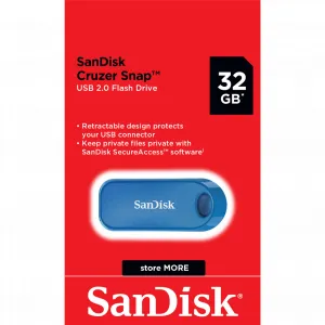 Sandisk Cruzer Snap 2.0 Global 32 GB modrá 85235110