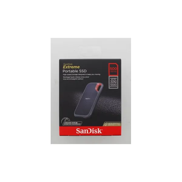SanDisk Externý SSD disk 500GB Extreme Portable (R1050 / W1000MB/s) USB 3.2