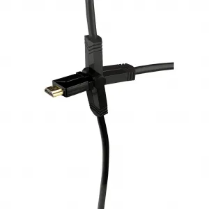 Hama HDMI kábel vidlica - vidlica, otočné vidlice (2 osi), pozlátený, 3*, 3 m 85444290