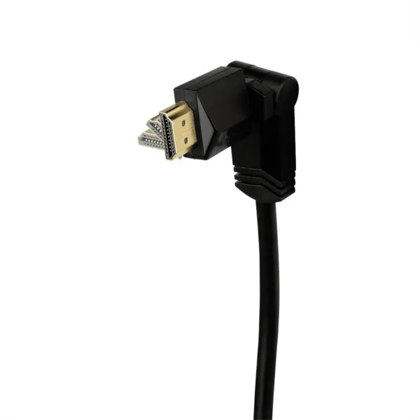 Hama HDMI kábel vidlica - vidlica, otočné vidlice (2 osi), pozlátený, 3*, 3 m 85444290