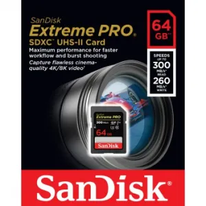 SanDisk Extreme PRO SDXC UHS-II 64 GB 85235110