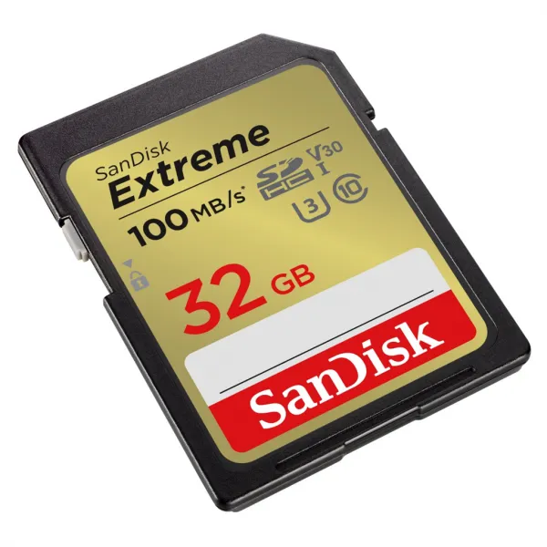 SanDisk Extreme 32 GB Memory Card up to 100 MB/s, UHS-I, Class 10, U3, V30 85235110