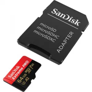 SanDisk Extreme PRO microSDXC 64GB pamäťová karta Sdsqxcu-064G-GN6MA