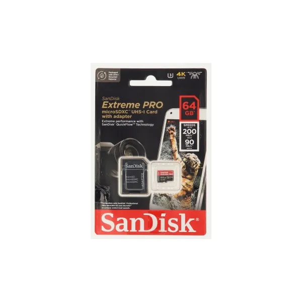 SanDisk Extreme PRO microSDXC 64GB pamäťová karta Sdsqxcu-064G-GN6MA