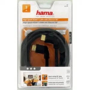 Hama HDMI kábel vidlica-vidlica, kolmé konektory, pozlátený, 3*, 3 m 85444290