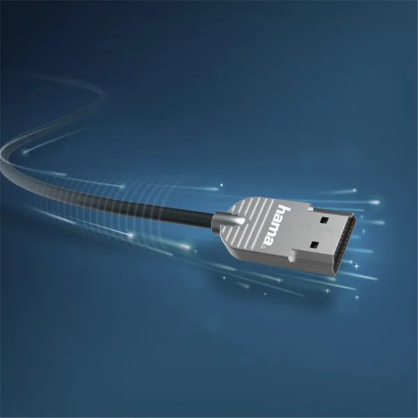 Hama HDMI kábel High Speed 4K 1 m, Ultra-Slim 85444290