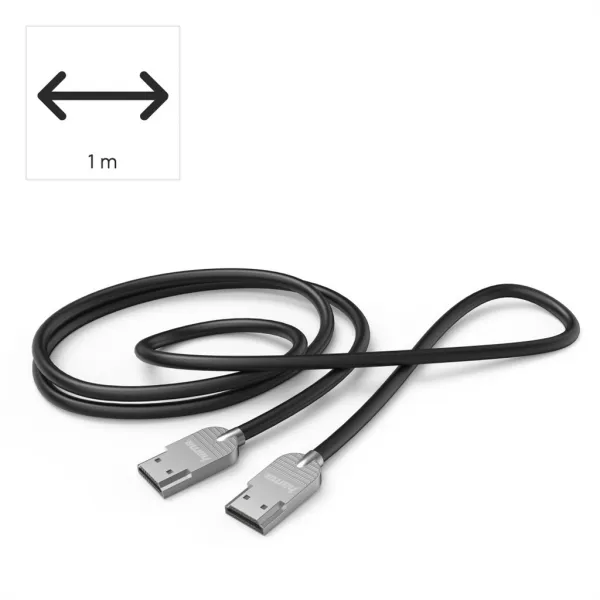 Hama HDMI kábel High Speed 4K 1 m, Ultra-Slim 85444290