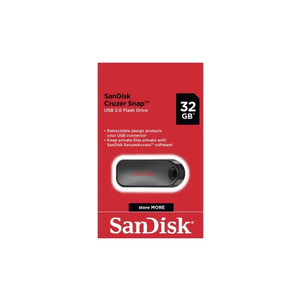 SanDisk Flash disk 32GB Cruzer Snap, USB 2.