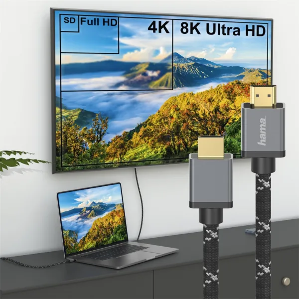 Hama HDMI kábel Ultra High Speed 8K 3,0 m, Prime Line 85444290