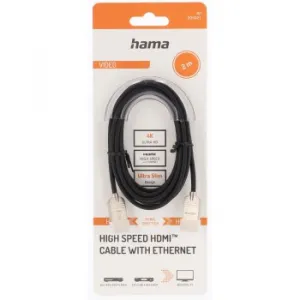 Hama HDMI kábel High Speed 4K 2 m, Ultra-Slim 85444290