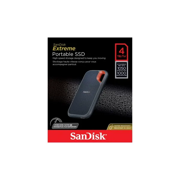 SanDisk Externý SSD disk 4TB Extreme Portable (R1050 / W1000MB/s) USB 3.2