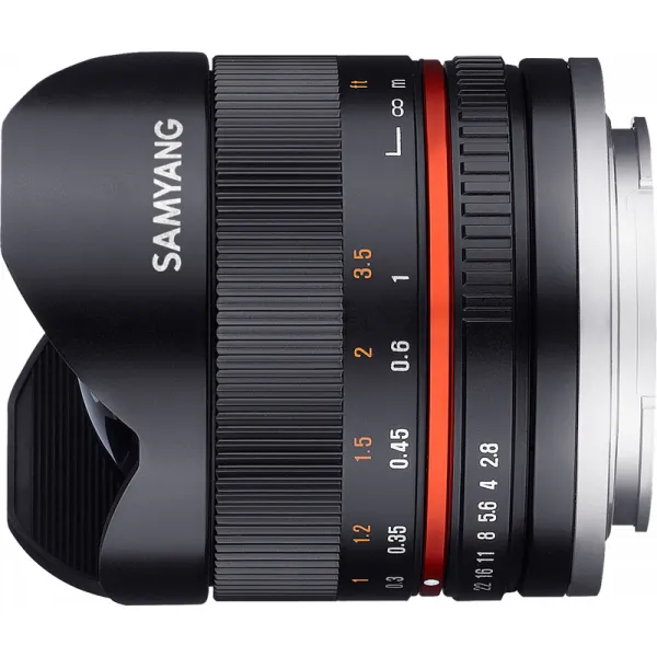 Objektív Samyang MF 8mm F2.8 Fisheye II APS-C Sony E (Black)