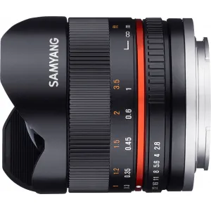 Objektív Samyang MF 8mm F2.8 Fisheye II APS-C Sony E (Black)