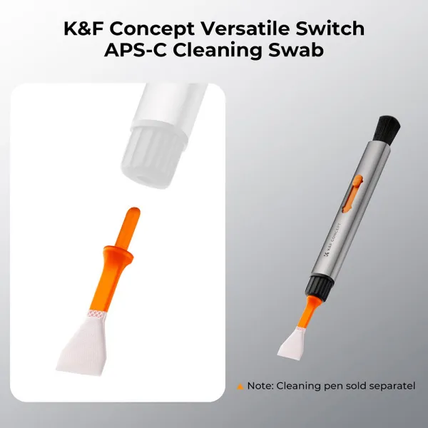 K&F Concept Sada vymeniteľných čistiacich pier, čistiaca tyčinka APS-C 19842