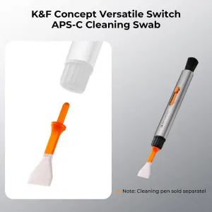 K&F Concept Sada vymeniteľných čistiacich pier, čistiaca tyčinka APS-C 19842