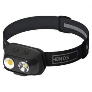 EMOS COB LED nabíjacia čelovka P3542, 500lm, 130m, Li-pol 1200mAh