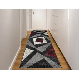 DECOREUM Koberec K855A  čierna Rozmery (v): 130x190