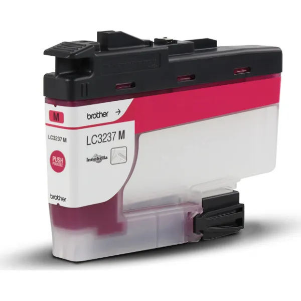BROTHER LC-3237 (LC3237M), originálna cartridge, purpurová, 1500 strán, Pre tlačiareň: BROTHER MFC-J5945DW, BROTHER MFC-J6945DW, BROTHER MFC-J6947DW