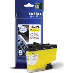 BROTHER LC-3239-XL (LC3239XLY), originálna cartridge, žltá, 5000 strán, Pre tlačiareň: BROTHER MFC-J5945DW, BROTHER MFC-J6945DW, BROTHER MFC-J6947DW