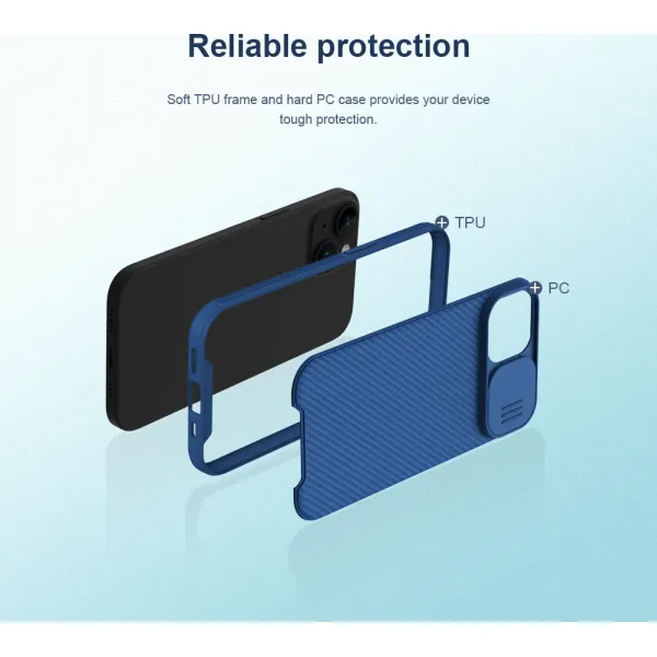 Nillkin CamShield PRO Kryt pre iPhone 15 Plus, Čierny