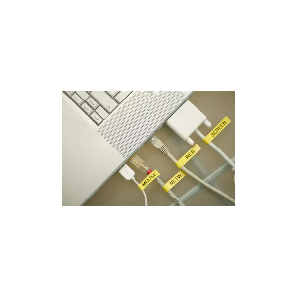 páska BROTHER TZeN231 čierne písmo, biela páska nelaminovná NON LAMINATED Tape (12mm)