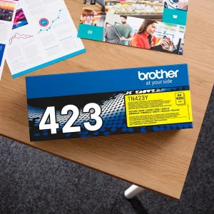 BROTHER TN-423 (TN423Y), originálny toner, žltý, 4000 strán, Pre tlačiareň: BROTHER HL-L8260CDW, BROTHER DCP-L8410CDW, BROTHER MFC-L8690CDW, BROTHER