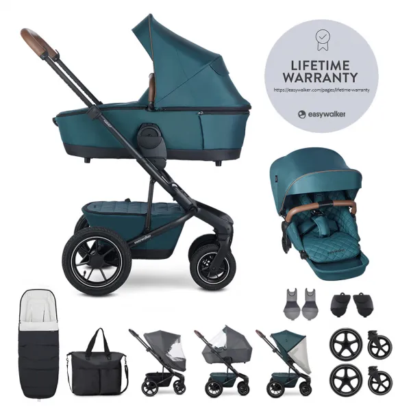 Kočík Easywalker Harvey5 Air set XXL s príslušenstvom Farba: Pebble Grey