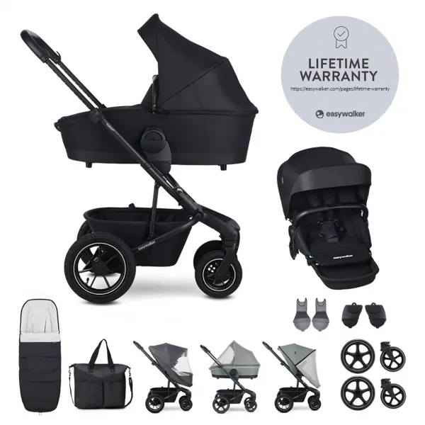 Kočík Easywalker Harvey5 Air set XXL s príslušenstvom Farba: Pebble Grey
