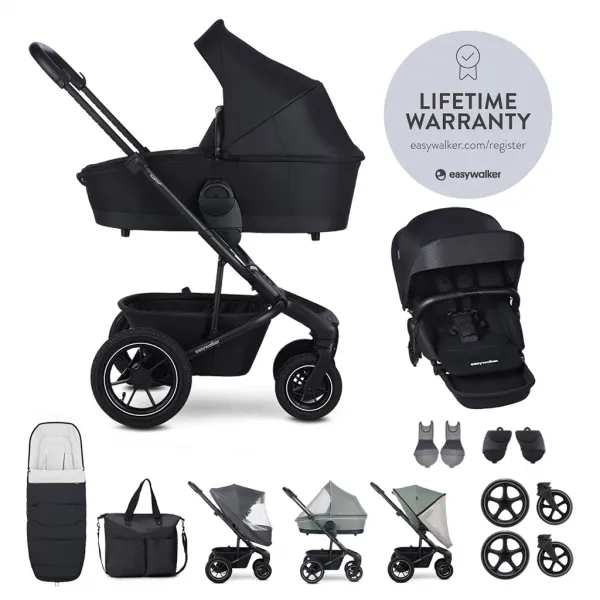 Kočík Easywalker Harvey5 Air set XXL s príslušenstvom Farba: Pebble Grey
