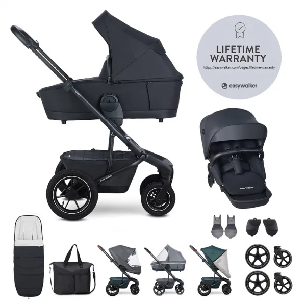 Kočík Easywalker Harvey5 Air set XXL s príslušenstvom Farba: Pebble Grey
