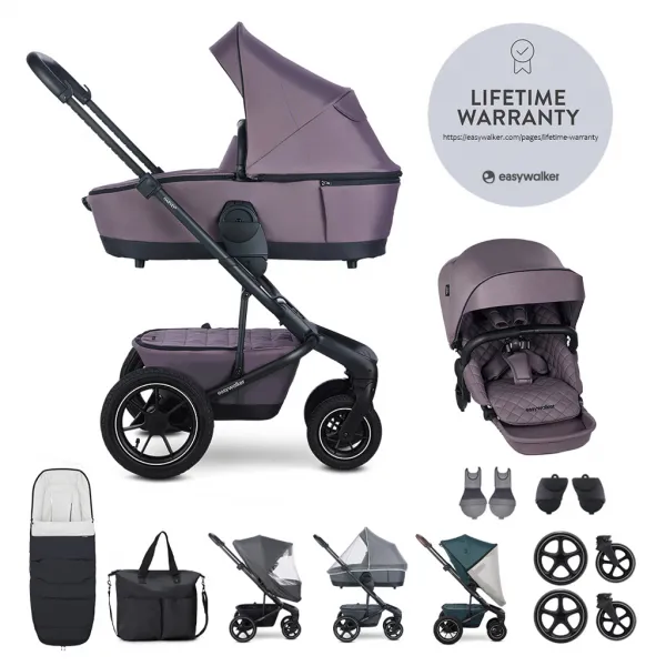 Kočík Easywalker Harvey5 Air set XXL s príslušenstvom Farba: Pebble Grey
