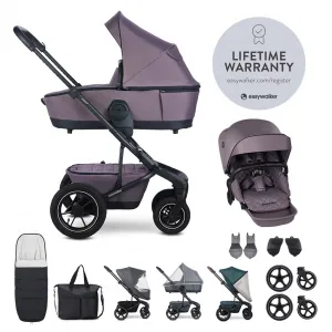 Kočík Easywalker Harvey5 Air set XXL s príslušenstvom Farba: Pebble Grey