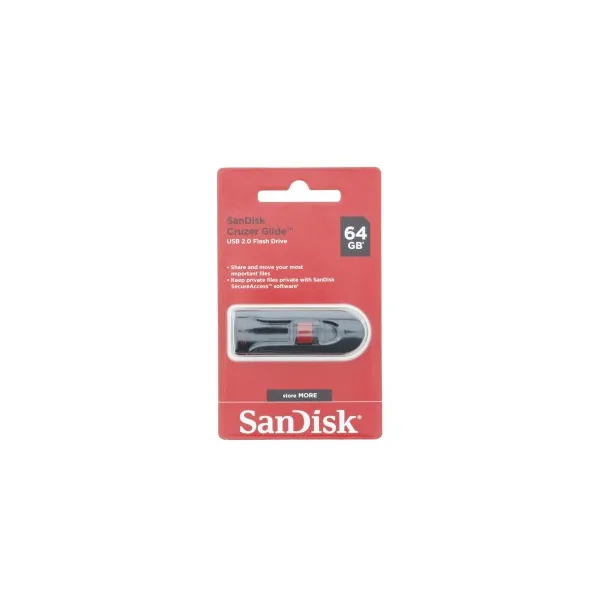 SanDisk Flash Disk 64GB Cruzer Glide, USB 2.