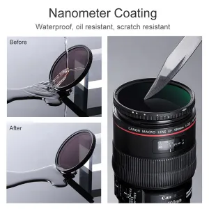 K&F Concept 49MM Nano-X variabilný/fader ND filter, ND8~ND128, W/O Black Cross 17132