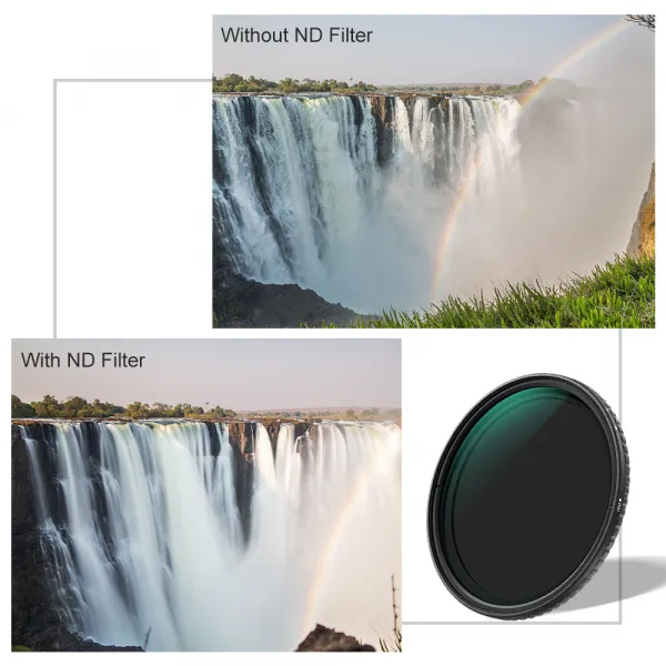 K&F Concept 49MM Nano-X variabilný/fader ND filter, ND8~ND128, W/O Black Cross 17132