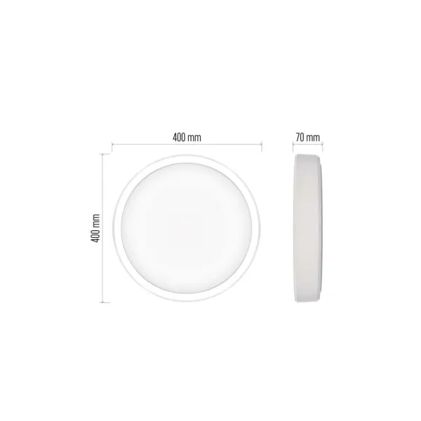 EMOS Lighting Inteligentné LED svietidlo GoSmart, zapustené, kruhové, 30W, RGB, stmievateľné, Wi-Fi