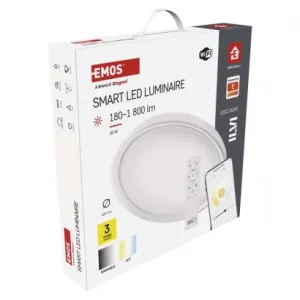 EMOS Lighting Inteligentné LED svietidlo GoSmart, zapustené, kruhové, 30W, RGB, stmievateľné, Wi-Fi