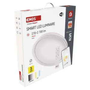EMOS Lighting Inteligentné LED svietidlo GoSmart, zapustené, kruhové, 45W, RGB, stmievateľné, Wi-Fi